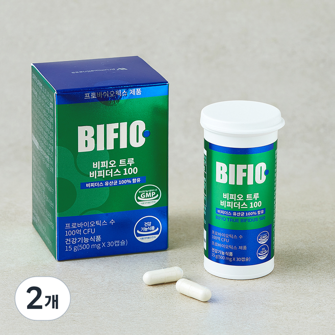 푸름웰니스 비피오 트루 비피더스 100 프로바이오틱스 15g, 2개, 30정
