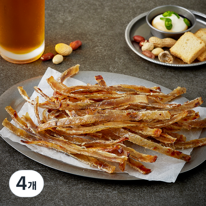 여수 건어물 시장 구운 순살 아귀스틱, 4개, 200g