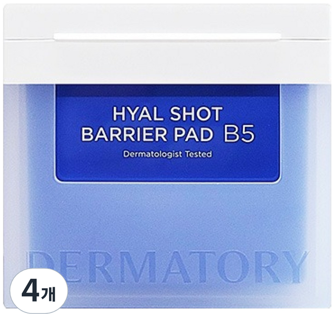 DERMATORY 玻尿酸B5屏障護理保濕棉片, 70片, 4罐