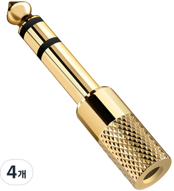 홈플래닛 스테레오 변환젠더 3.5 / 5.5mm, GEN-3to5, 4개