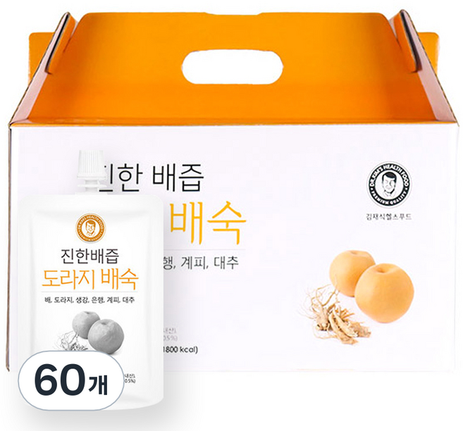 김재식헬스푸드 진한배즙 도라지배숙즙 스파우트, 3L