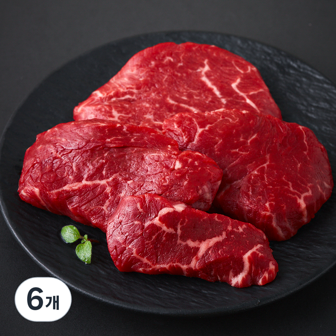 설로인 한우 키즈로인 안심 1등급 (냉장), 6개, 150g