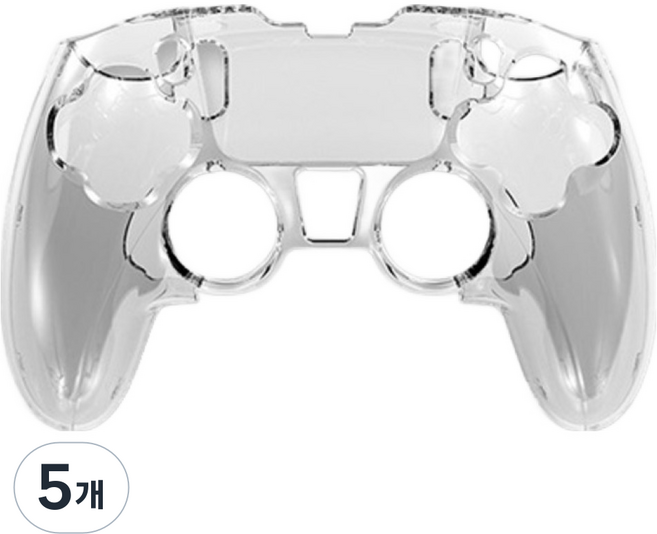 이이네 PS5 듀얼센스 엣지 이이네 크리스탈 케이스, 투명, 5개, L1212
