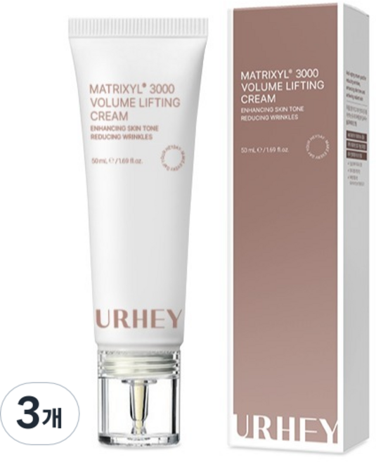 어헤이 주름 탄력 팔자주름 볼륨 매트릭실 크림, 3개, 50ml