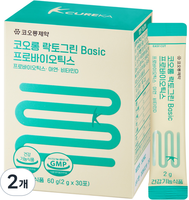 KOLON PHARMA Kolon Lacto-Green 益生菌 30入, 60g, 2個