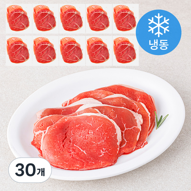 근육꼬기 홍두깨 슬라이스 (냉동), 30개, 150g