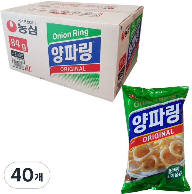 양파링 오리지널, 84g, 40개