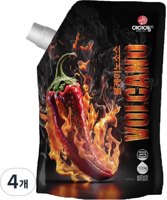 아이엠소스 볼케이노소스, 500g, 4개