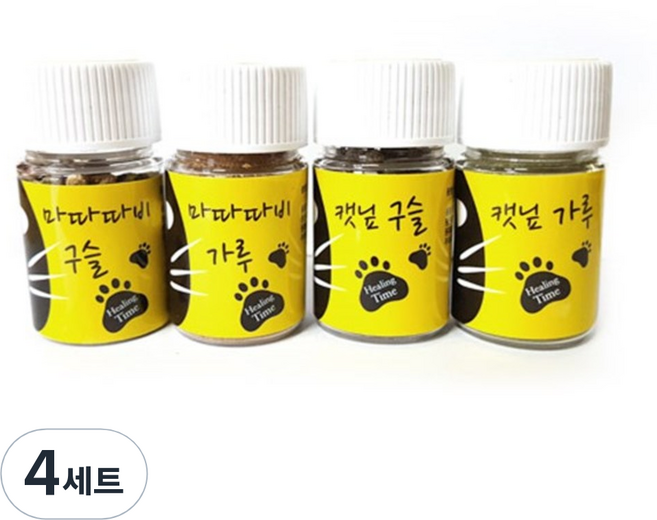힐링타임 캣닢 앤 마따따비 4종, 4세트