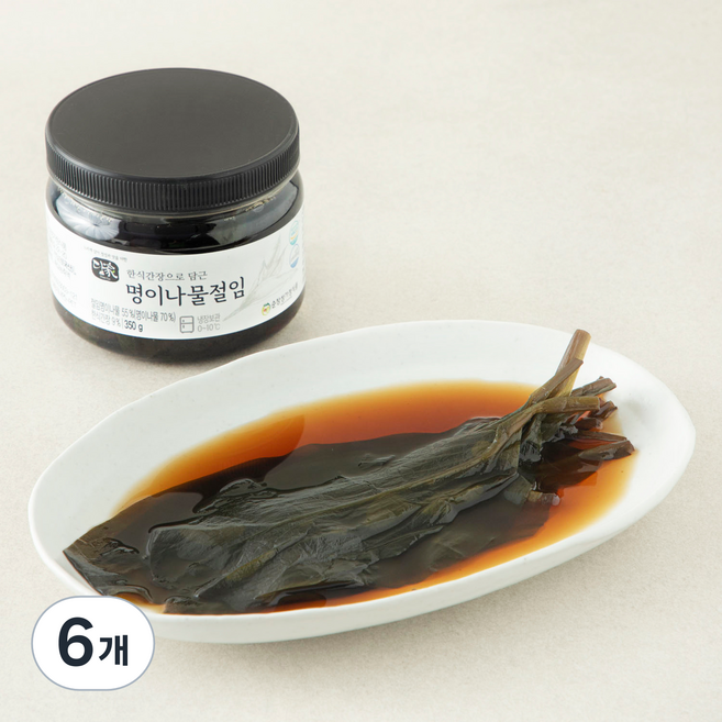 담가 명이나물절임, 350g, 6개