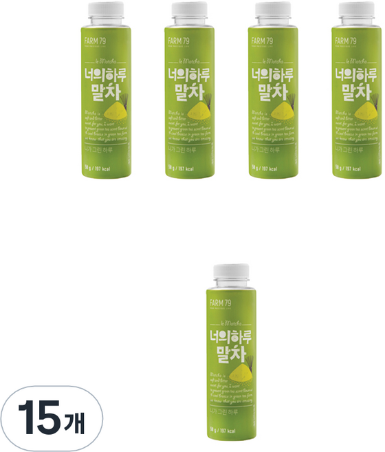 팜79 너의하루 말차 선식가루, 50g, 15개