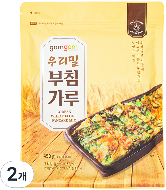 곰곰 우리밀 부침가루, 450g, 2개