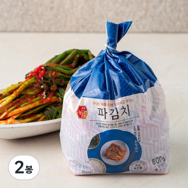 선농원 파김치, 800g, 2봉