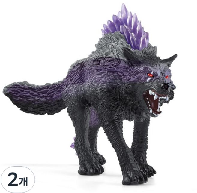 eldrador 슐라이히 쉐도우 울프 피규어 SL42554, 2개