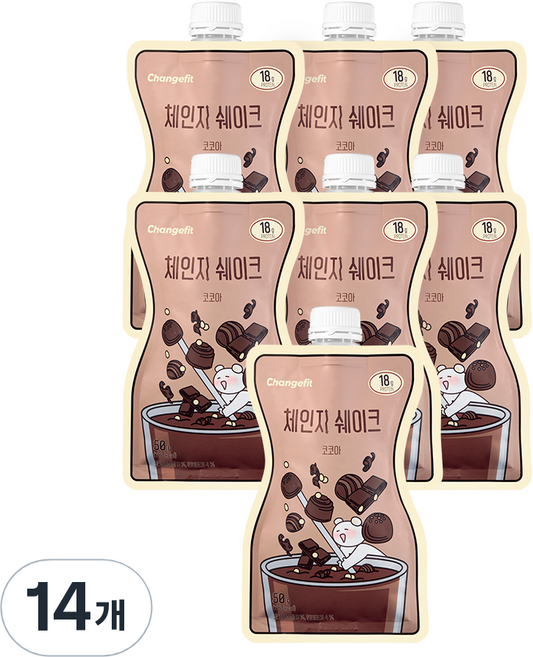 Changefit 孅姿奶昔 可可風味, 50g, 14包