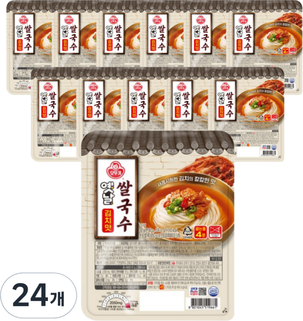 OTOKI 不倒翁 Yetnal即食米線湯麵 泡菜口味, 92g, 24個