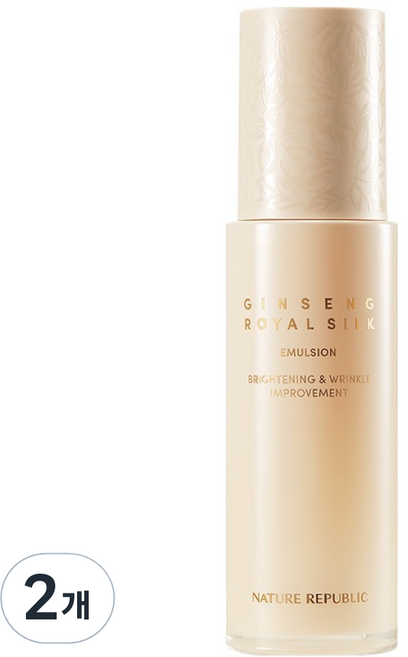 네이처리퍼블릭 진생 로얄 실크 에멀전, 120ml, 2개