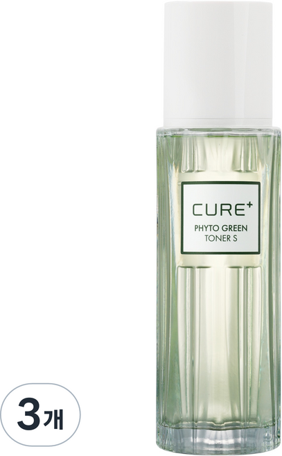 김정문알로에 라 센스 로어 큐어 피토 그린 토너 에스, 130ml, 3개