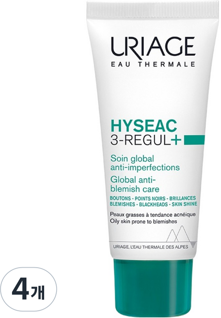 URIAGE 優麗雅 Uriage 3 Régul+ 痘痘乳液, 4個, 40ml