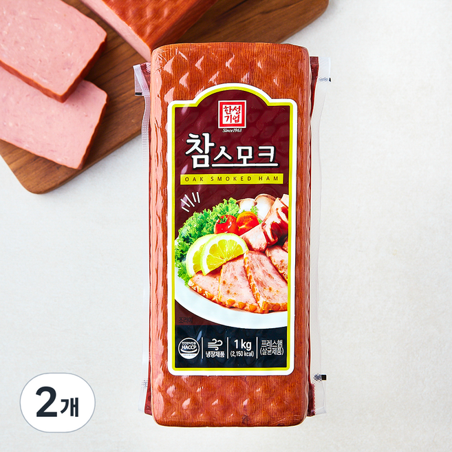 한성기업 참스모크, 1kg, 2개