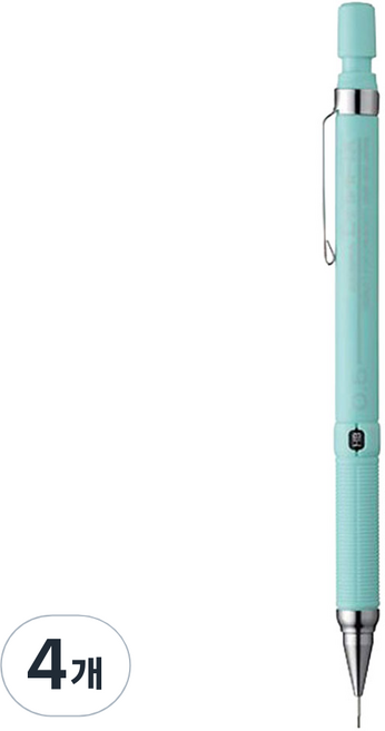 제브라 드라픽스 F 파스텔 샤프 그린, 4개, 0.5mm