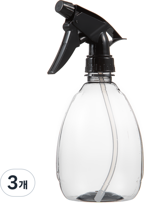 코멧 분무기 500ml, 블랙, 3개