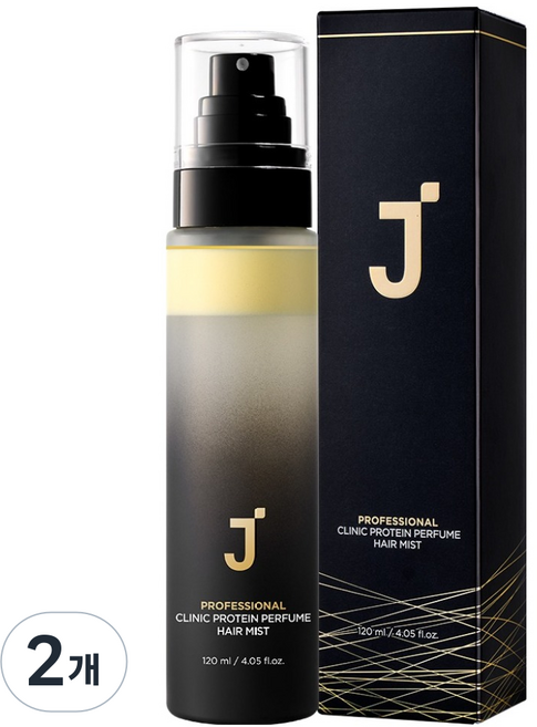 제이숲 프로페셔널 클리닉 단백질 퍼퓸 헤어 미스트, 2개, 120ml