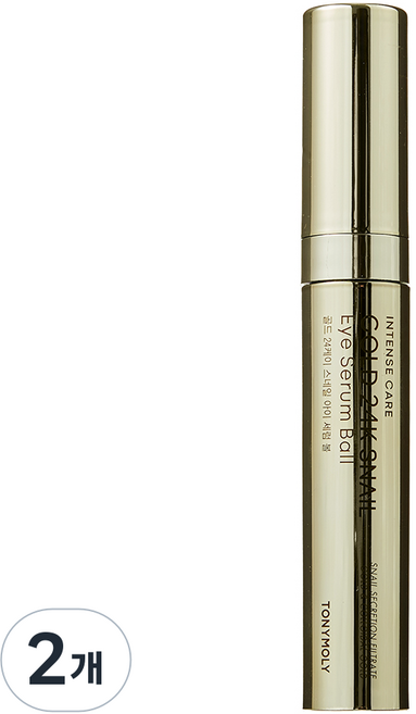 TONYMOLY Intensive Care 黃金24K蝸牛眼部精華球2, 2個, 15ml