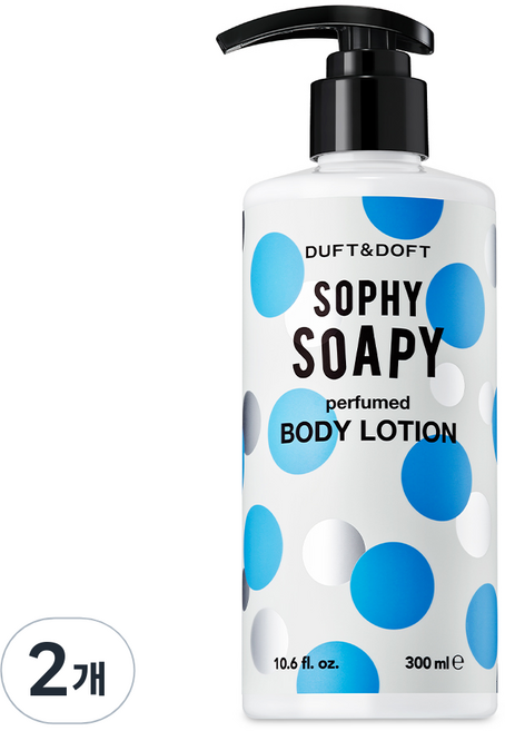 더프트앤도프트 소피소피 퍼퓸드 바디로션, 300ml, 2개