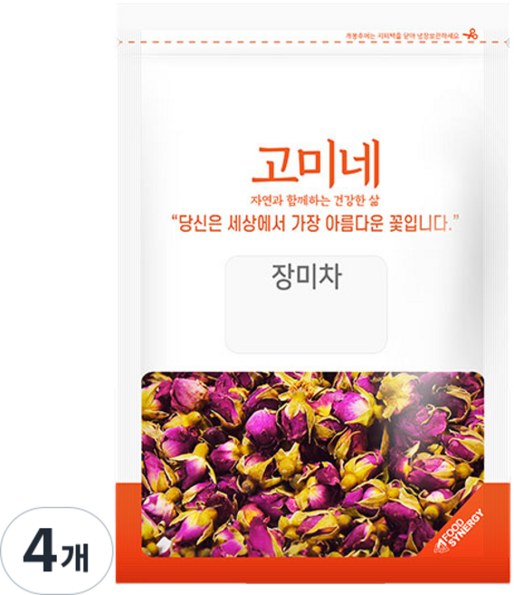 SUPERGOOD Gomine 玫瑰花茶, 200g, 1入, 4個