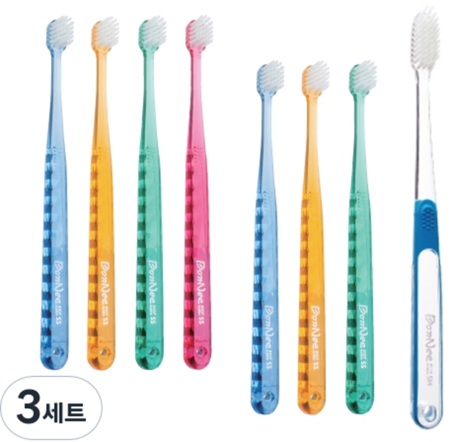 본니 소프트 칫솔 107 ss 7p + 다른 칫솔 세트 랜덤발송, 3세트