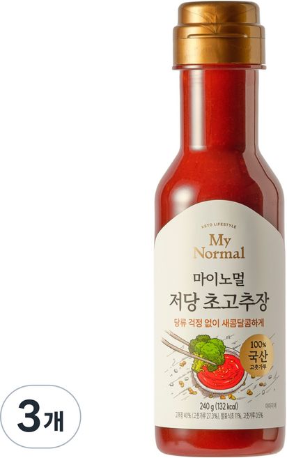 마이노멀 저당 초고추장, 240g, 3개