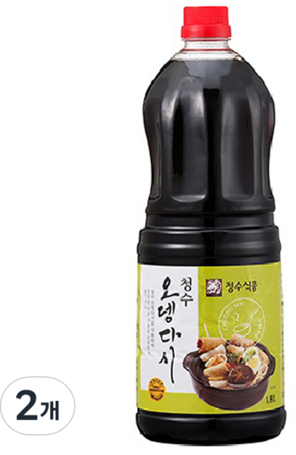 청수식품 오뎅다시, 1.8L, 2개