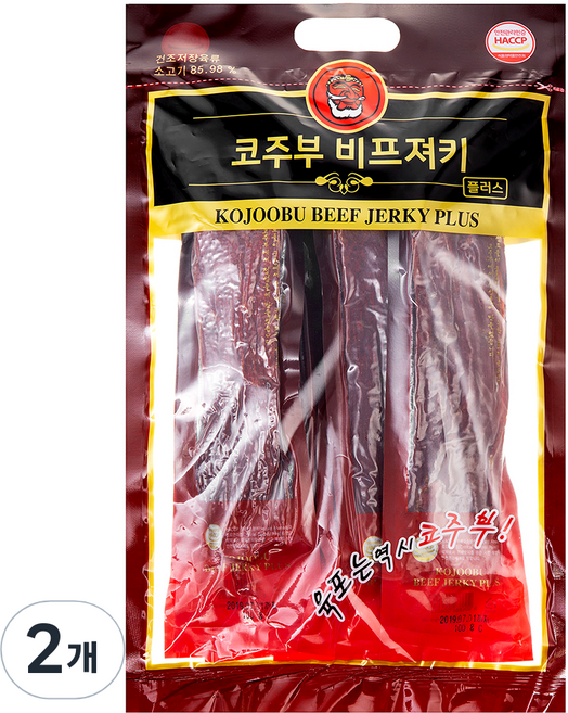 코주부 비프져키 플러스 육포, 800g, 2개