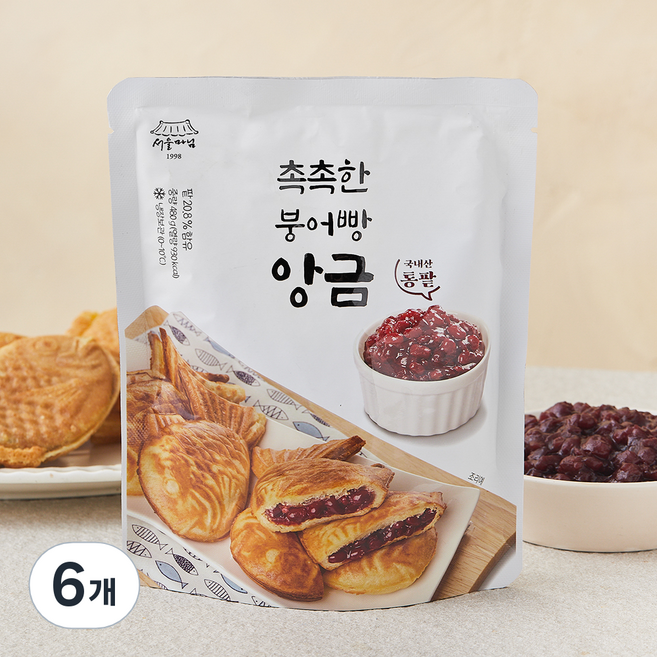 서울마님 촉촉한 붕어빵 앙금, 480g, 1개입, 6개