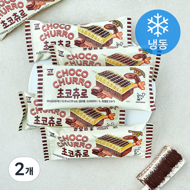 서주 초코츄로바 (냉동), 2개, 7개입, 90ml