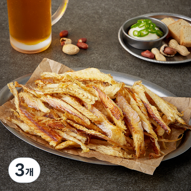 여수 건어물 시장 황태채 실속형, 3개, 150g