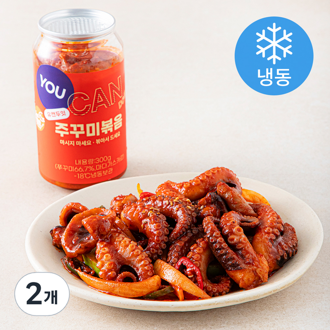 유캔두잇 쭈꾸미볶음 (냉동), 300g, 2개