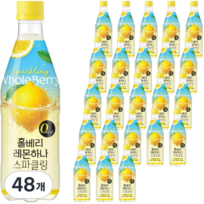 홀베리 레몬하나 스파클링, 48개, 500ml