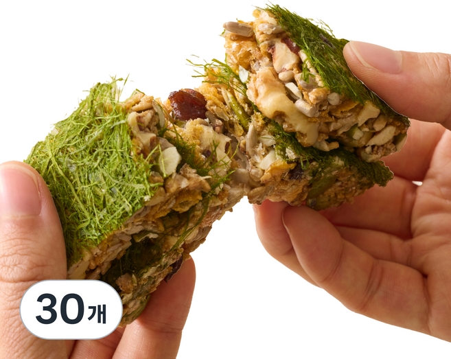 고즈넛 프리미엄 감태 견과 에너지바, 30개, 35g