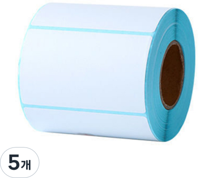 순잠 프린터용 감열 라벨지 80 x 50 mm, 500칸, 5개