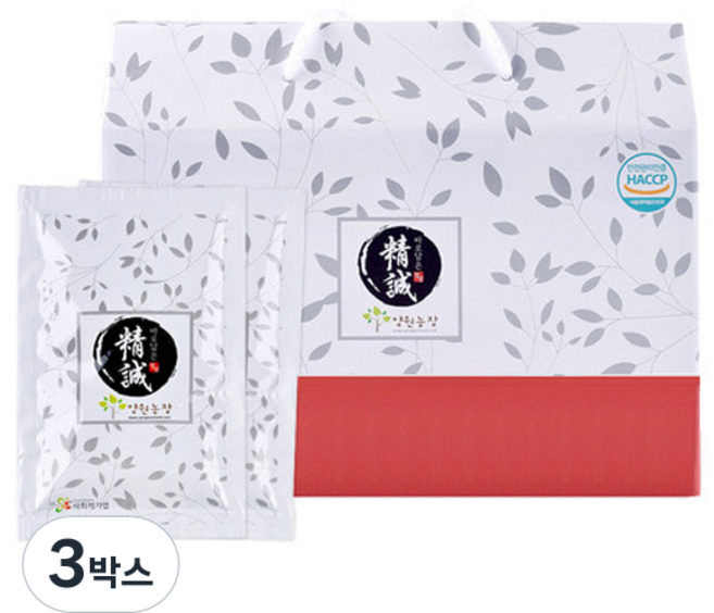 양원농장 곰보배추즙, 3박스, 2.4L