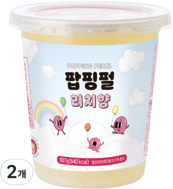 토핑스 팝핑펄 리치, 907g, 1개입, 2개