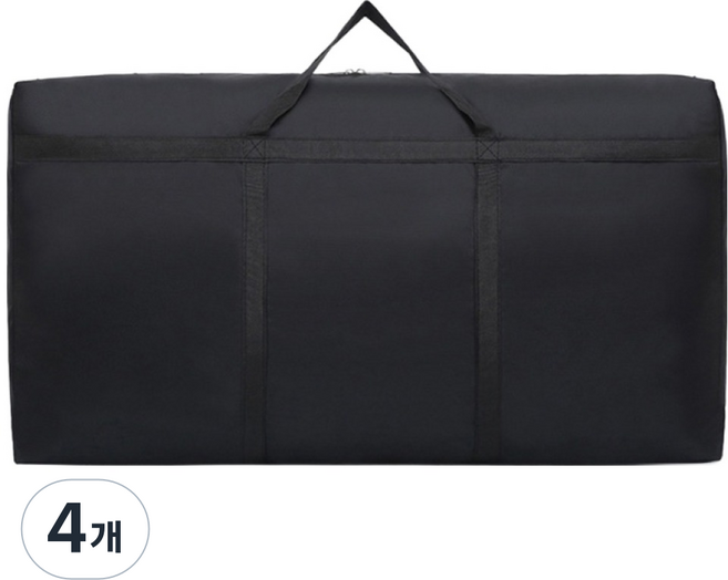 하이퍼플래닛 캠핑 이사 여행 대형 가방 105L, 블랙, 4개, 1단