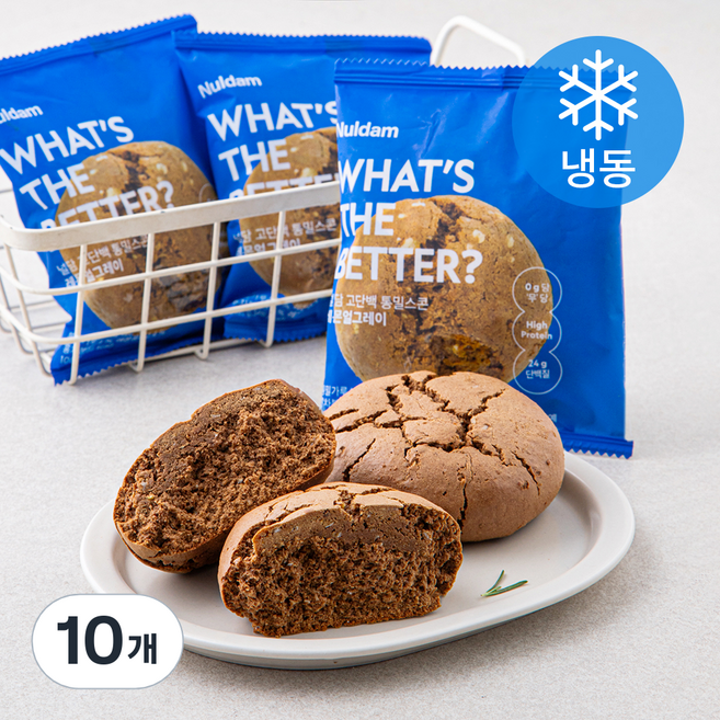 널담 고단백 통밀스콘 레몬 얼그레이 (냉동), 100g, 1개입, 10개