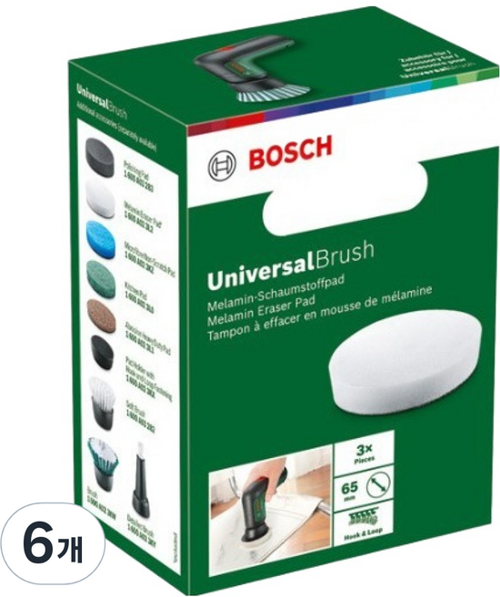 BOSCH 博世 UniversalBrush 美耐皿橡皮擦墊 1600A023L2, 6個