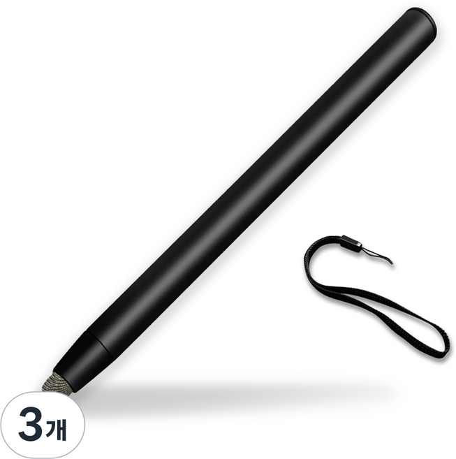 리브에잇 정전식 전자칠판 터치펜 교육용 확장형, 블랙, 3개