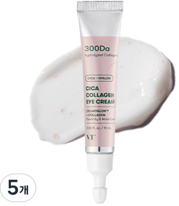 브이티코스메틱 시카 콜라겐 아이크림 리필, 15ml, 5개