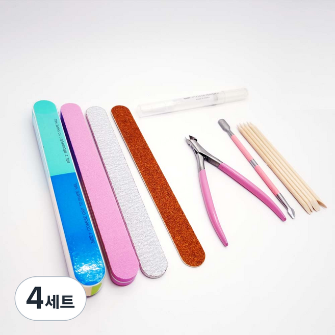 셀프 네일 케어 세트, 8종, 4세트