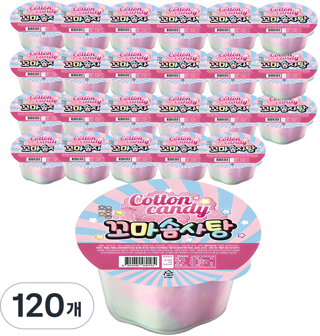 호음호음 꼬마솜사탕, 4g, 120개